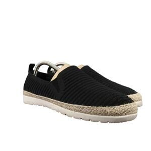 Skechers Shoes Womens 8.5 Bobs Slip On Sneaker Flexpadrille Comfort Casual Black